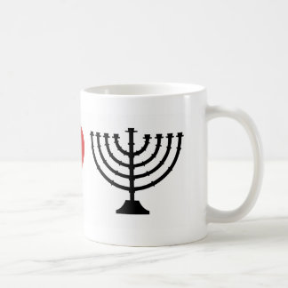 CANECA DE CAFÉ MIM CORAÇÃO HANUKKAH