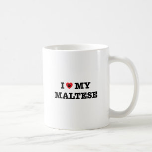 Caneca De Café Mim coração meu maltês