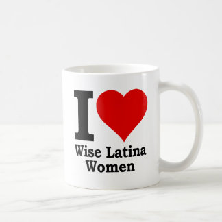 Caneca De Café Mim (coração) mulheres sábias de Latina