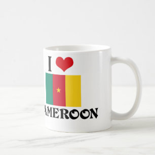 CANECA DE CAFÉ MIM CORAÇÃO REPÚBLICA DOS CAMARÕES