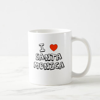 Caneca De Café Mim coração Santa Monica