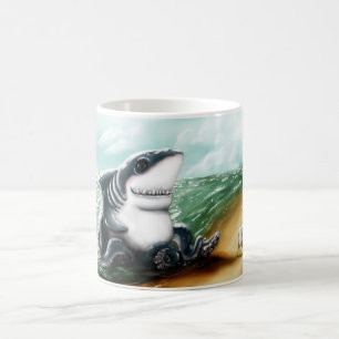 Caneca De Café Mim coração você Sharktopus