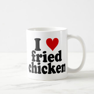 Caneca De Café Mim frango frito do coração