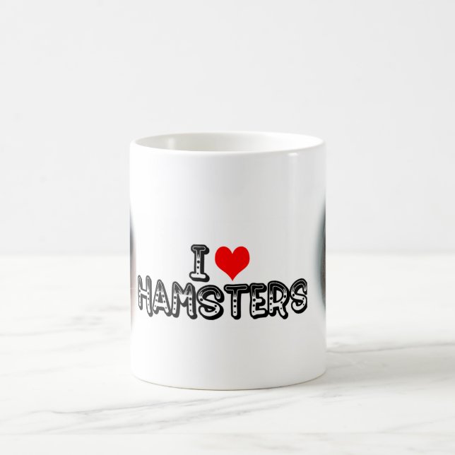 Caneca De Café Mim hamster (do coração) (Centro)
