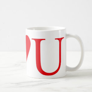 CANECA DE CAFÉ MIM LUV U