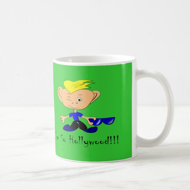 Caneca De Café Mim; m assim Hollywood (Direita)