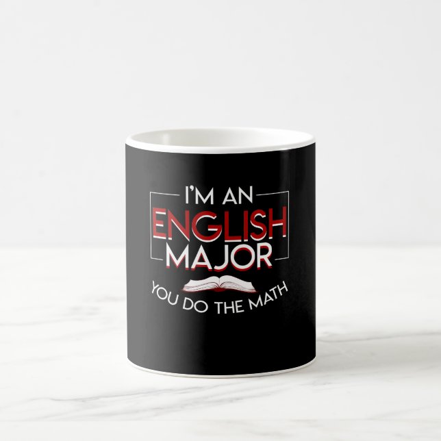 Caneca De Café Mim major inglês você professor de inglês da (Centro)
