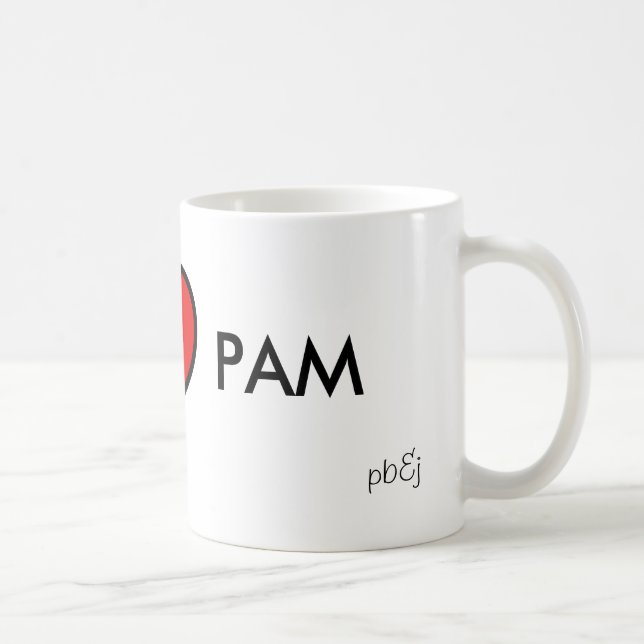 CANECA DE CAFÉ MIM PAM <3 (Direita)