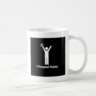 Caneca De Café Mim Pooped hoje