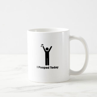 CANECA DE CAFÉ MIM POOPED HOJE
