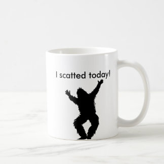 Caneca De Café Mim Scatted (pooped) hoje - Bigfoot Sasquatch