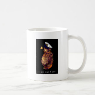 Caneca De Café Mim yam que mim yam-preto