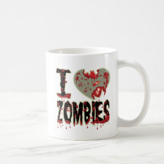 Caneca De Café mim zombis do coração