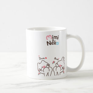 Caneca De Café Mimi E Neko Bum Bum Dancing