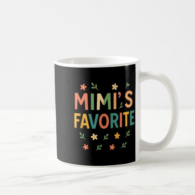 Caneca De Café Mimi's Favorite Family Baby Granhild Quote  (Direita)