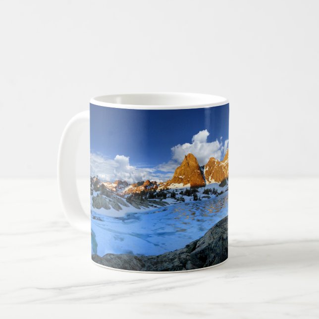Caneca De Café Minaret Lake Sunrise 2 - Sierra Nevada (Frente Esquerda)
