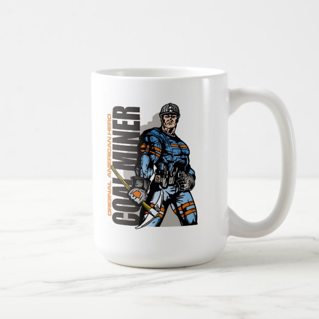 Caneca De Café mineiro de carvão (Direita)