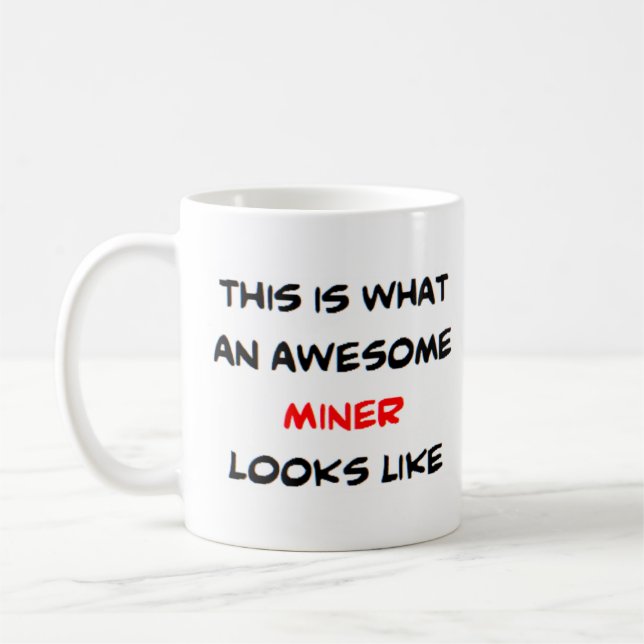 Caneca De Café miner, incrível (Esquerda)