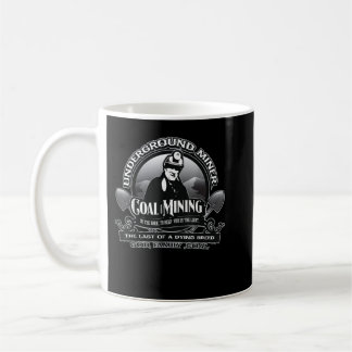 Caneca De Café Mineração do Carvão Subterrâneo Mineiro Aposentado