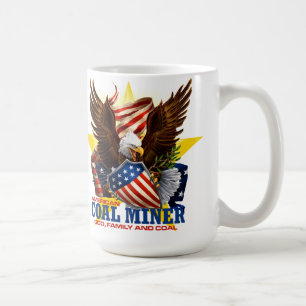 CANECA DE CAFÉ MINERADOR DE CARVÃO AMERICANO