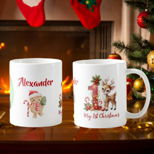 Caneca De Café Minha 1ª Foto de Natal do Pequeno Renascer