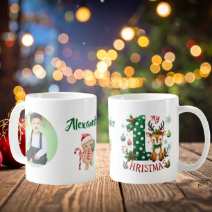 Caneca De Café Minha 1ª Foto de Natal do Pequeno Renascer