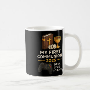 Caneca De Café Minha 1ª Primeira Comunhão 2025 Jogo de Vídeo Cató