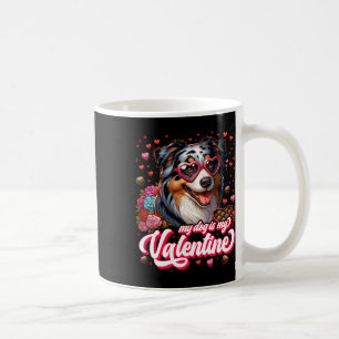 Caneca De Café Minha Aussie é minha camiseta do Dia dos Namorados