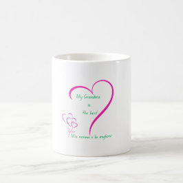 Caneca De Café Minha Avó é a Melhor – Tributo ao Coração Bilíngue