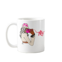 Minha Bestie Chame Mug - Meninas Chatando Design