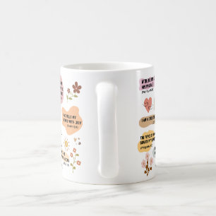 Caneca De Café Minha Bíblia Diária Afirmou Versão do Boho