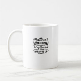 Caneca De Café Minha Cama E Eu Citação Tipográfica Divertida de S
