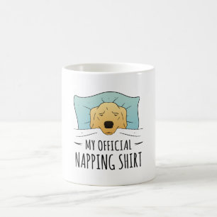 Caneca De Café Minha camisa de dormir com o cão dormindo