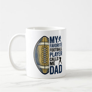 Caneca De Café Minha Camisa de Futebol Favorita Me Chama de Pai D