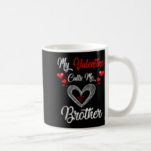 Caneca De Café Minha Camisa do Dia dos Namorados Me Chama de Irmã