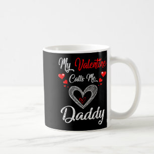 Caneca De Café Minha Camisa do Dia dos Namorados Me Chama de Papa