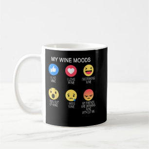 Caneca De Café Minha camiseta de humor de vinho