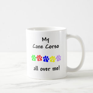 Caneca De Café Minha Cane Corso Caminha Por Mim