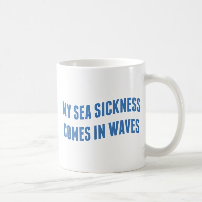 Caneca De Café Minha Doença do Mar (Direita)