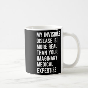Caneca De Café Minha Doença Invisível É Doença Cardíaca Real Awar