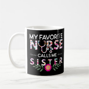 Caneca De Café Minha Enfermeira Favorita Me Chama De Correspondê