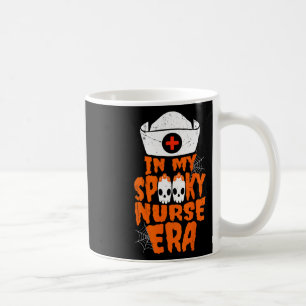 Caneca De Café Minha Era de Enfermeira Assustadora Funny Hallowee