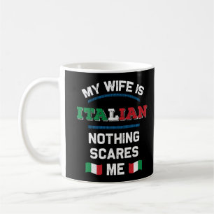 Caneca De Café Minha esposa é italiana Itália Itália Itália Roots