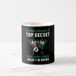 Caneca De Café Minha Estratégia de Sinuca Está Empatada
