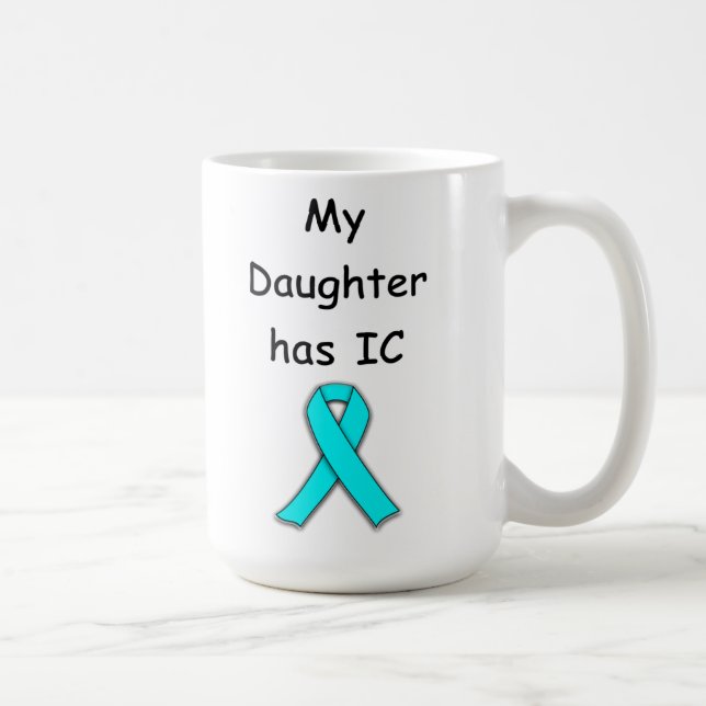 Caneca De Café Minha filha tem IC (Direita)