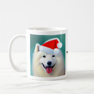Caneca De Café Minha Ideia de Presente Personalizada Samoyed, Cut
