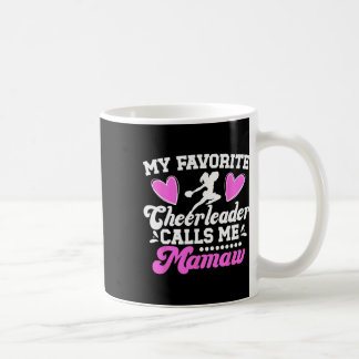 Caneca De Café Minha líder de torcida favorita me chama de Mamaw 