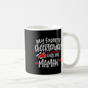 Caneca De Café Minha líder de torcida favorita me chama de Mamaw 