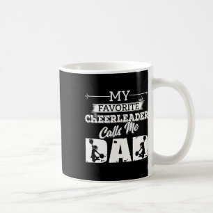 Caneca De Café Minha líder de torcida favorita me chama de pai -