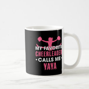 Caneca De Café Minha líder de torcida favorita me chama de Yaya C